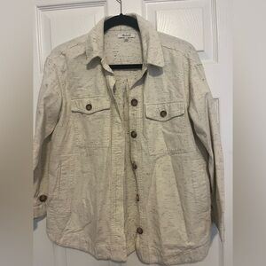 Madewell Donegal Flannel Shirt-Jacket Size S